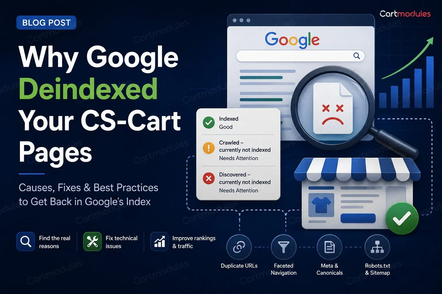 Why Google Deindexed Your CS-Cart Pages