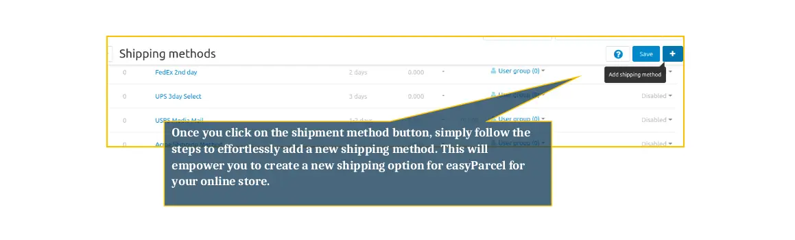 EasyParcel shipping CS-Cart add-on