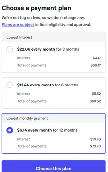 Affirm B2C payment gateway