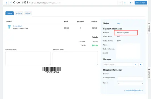 Takbull Payment Gateway