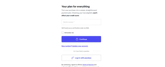 Affirm B2C payment gateway