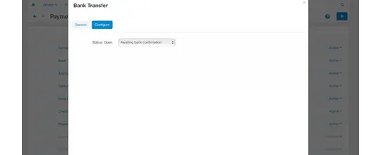 Bank Transfer - Order Status Mapping