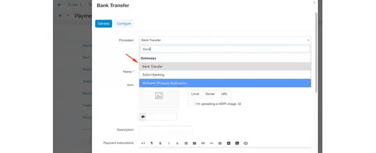 Bank Transfer - Order Status Mapping