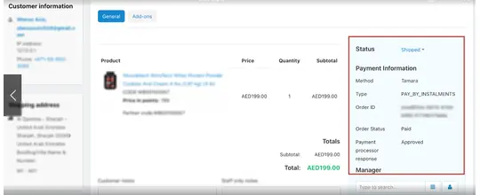 Tamara payment gateway