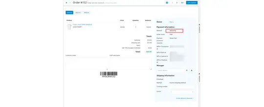 Affirm B2C payment gateway