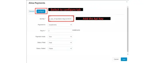 Almapay payment method
