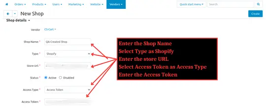 Shopify CS-Cart Shop Connector