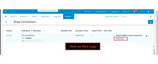 Shopify CS-Cart Shop Connector