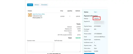 Tabby payment gateway - CS-Cart