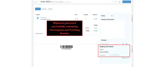 TataExpress Shipments