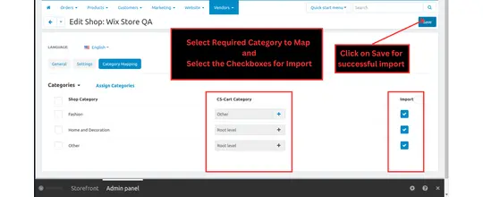 Wix CS-Cart Shop Connector