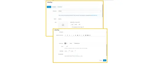 Afterpay payment gateway