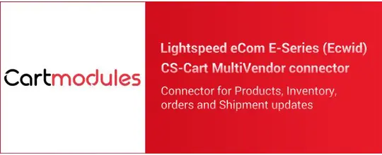 Ecwid (Lightspeed e-series) CS-Cart Shop Connector