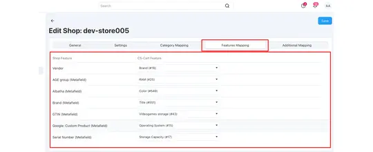 Shopify CS-Cart Shop Connector