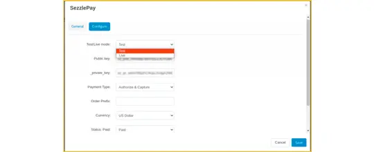 Sezzle payment gateway