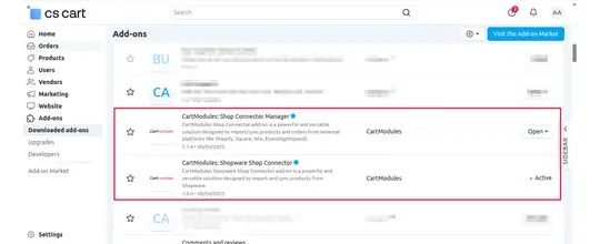 Shopware6 CS-Cart Shop Connector