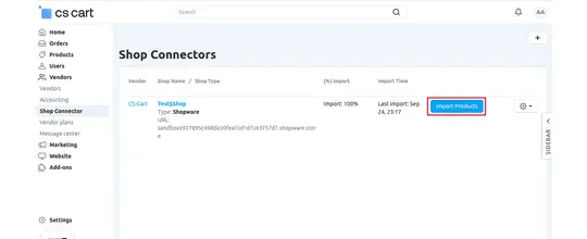 Shopware6 CS-Cart Shop Connector