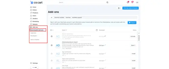 Prestashop Cs-Cart Shop Connector