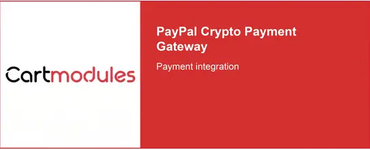 PayPal Pay with Crypto payment gateway