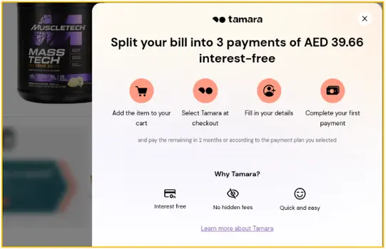 Tamara payment gateway
