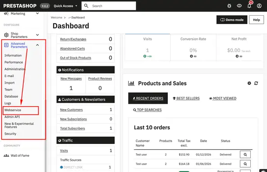 Prestashop Cs-Cart Shop Connector