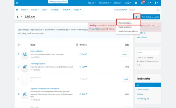 WooCommerce CS-Cart Shop Connector