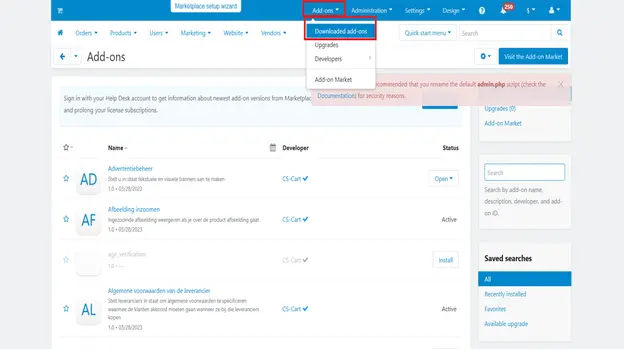 WooCommerce CS-Cart Shop Connector