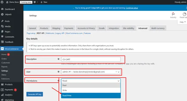 WooCommerce CS-Cart Shop Connector