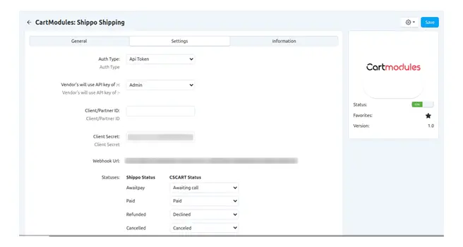 Shippo CS-Cart Addon