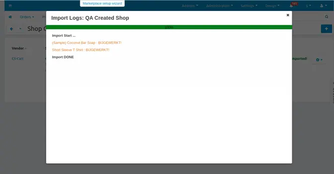 Shopify CS-Cart Shop Connector