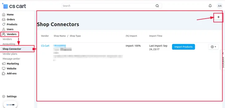 Shopware6 CS-Cart Shop Connector