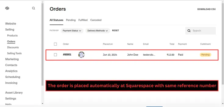 SquareSpace CS-Cart Shop Connector