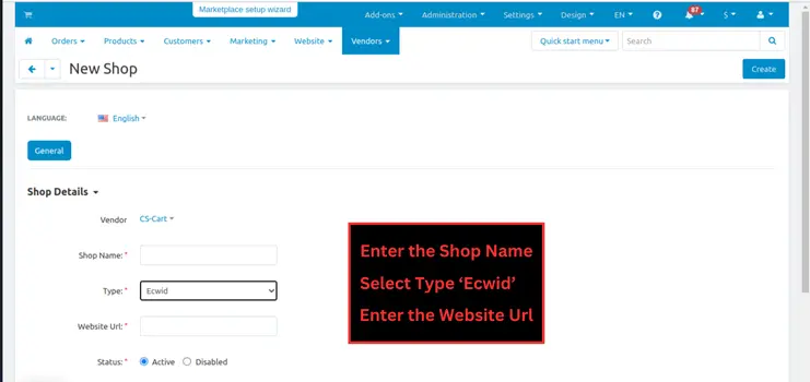 Ecwid (Lightspeed e-series) CS-Cart Shop Connector