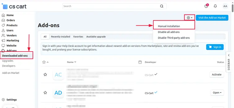 Shopware6 CS-Cart Shop Connector