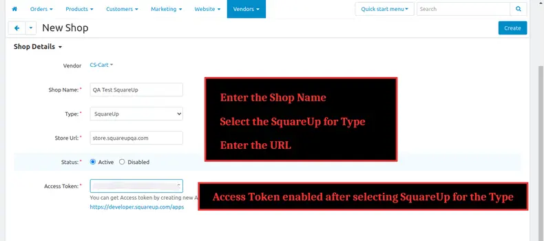 SquareUp CS-Cart Shop Connector