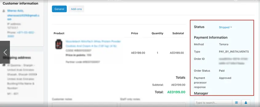 Tamara payment gateway
