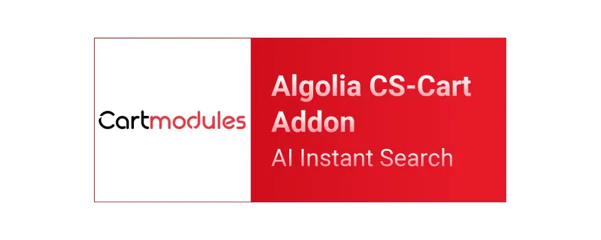 Algolia AI Instant Search CS-Cart add-on