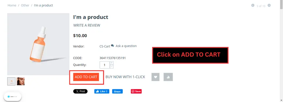 Wix CS-Cart Shop Connector